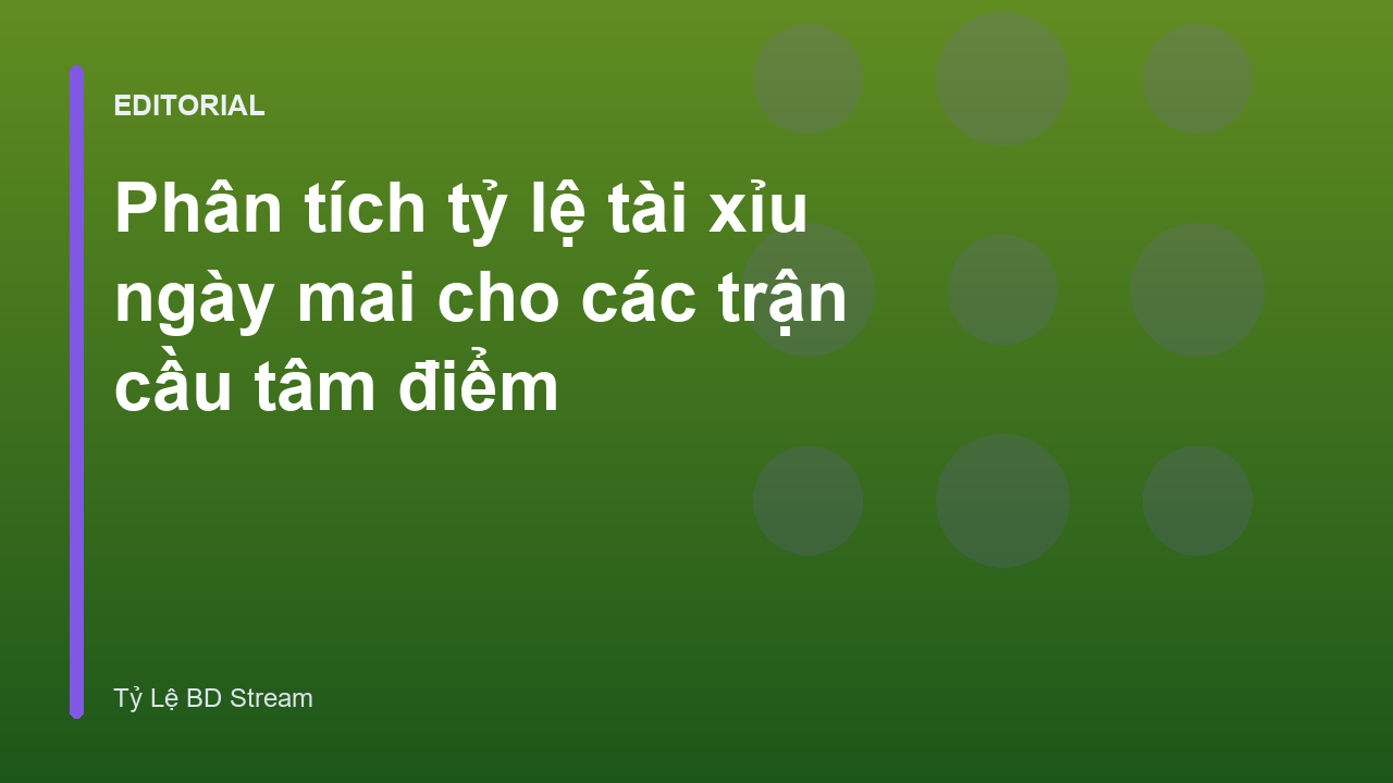 Phân tích tỷ lệ tài xỉu bóng đá